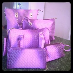 Lavender Colored Handbag Bundle